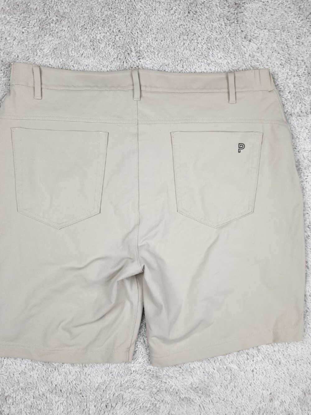 Public Rec Gamechanger Shorts Golf Chino Men’s Size 36 8” Inseam Beige Khaki USA - Picture 4 of 6